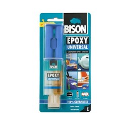 Универсално двукомпонентно епоксидно лепило BISON Epoxy Universal 24мл