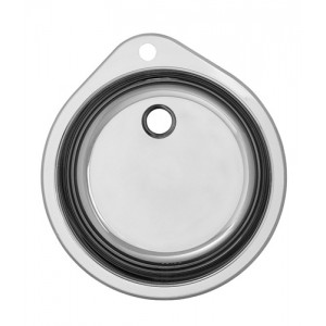 Кухненска мивка Алпака за вграждане еднокоритна 532/490 мм