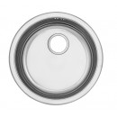 Кухненска мивка Алпака за вграждане еднокоритна кръгла Ф490