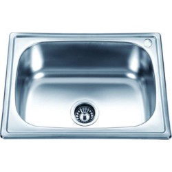 Кухненска мивка Алпака за вграждане правоъгълна 60/45см ICK D6045P