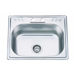 Кухненска мивка Алпака за вграждане правоъгълна ICK D5443P