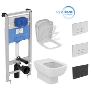 Промоция WC комплект за вграждане ESEDRA AquaBlade 4 в 1 T386401