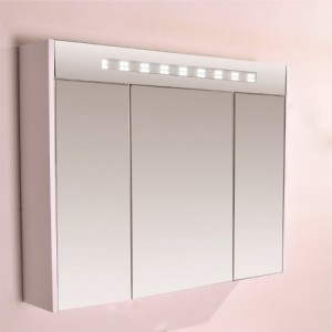 Горен шкаф за баня с LED осветление ICMC 904650 UP, 90см