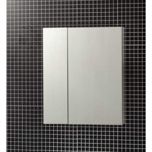 Горен шкаф за баня с огледало, 60см ICP 6147 W 60 UP