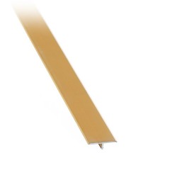Т-образна лайсна 20мм злато 0,9м - 51201