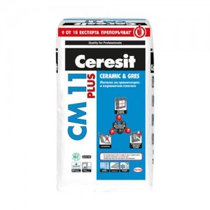 Лепило за гранитогрес и керамични плочки 25кг Ceresit CM11