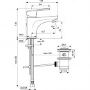 ПРОМ Комплект SevaL B2191AA душ система + смесител за мивка