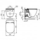 Промоция WC комплект за вграждане TESI AquaBlade 4 в 1 T386701