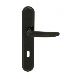 Дръжка за врата Мирела черна обикновена 70мм ( Интериорна )   151581