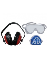 Safety glasses and masks