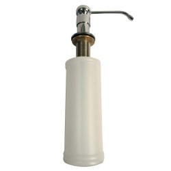 Дозатор за течен сапун за вграждане под мивка месинг