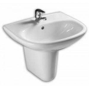 Wash basin 45cm with short console