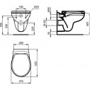 Промоция WC комплект за вграждане Eurovit Rimless 4 в 1