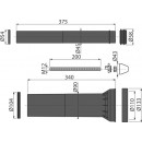 Резервен комплект тръби за структура Алка D90+D44 / M9000 30cm