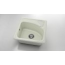 Кухненска мивка със сапунерка 51х51 см от Полимермрамор код: 201