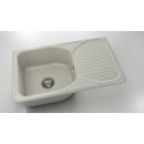 Кухненска мивка с плот 80х49см от Полимермрамор код: 215