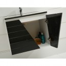 Долен шкаф за баня Ения черен ICP 6555 B,  65cm