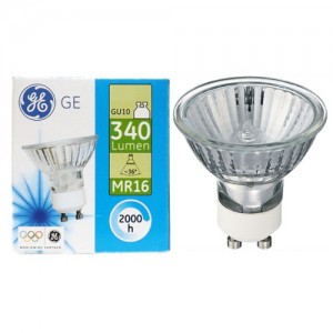 Halogen bulb for downlight GU10  35W  GE